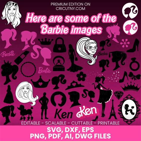 Barbie Silhouette Template 1