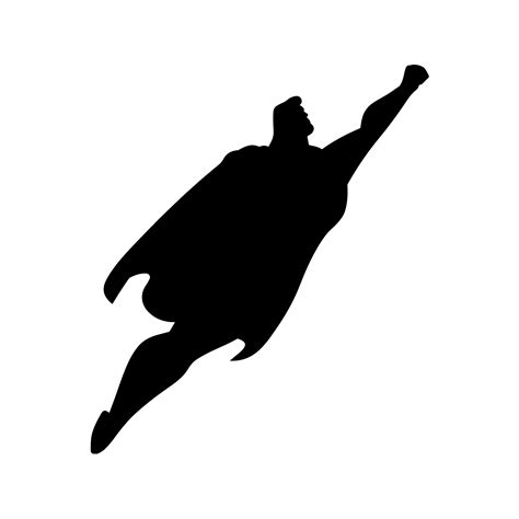 Barbie Superhero Silhouette Template