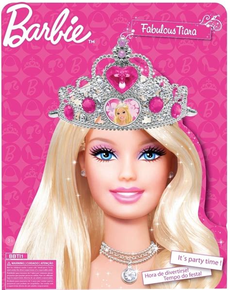 Barbie wearing a sparkling tiara