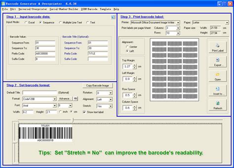 Barcode generator software