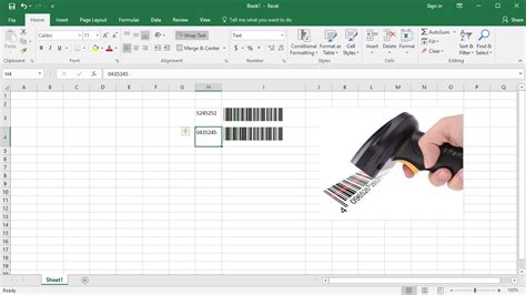 Barcode Scanner Excel