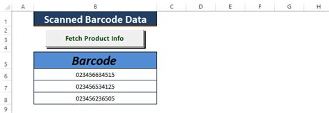 Barcode Scanner Excel Macro Support