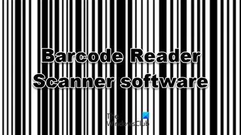 Example of barcode scanning software