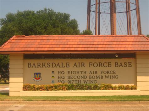 Aerial view of Barksdale Air Force Base