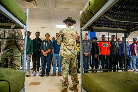 Soldiers' barracks at Fort Stewart Range Control