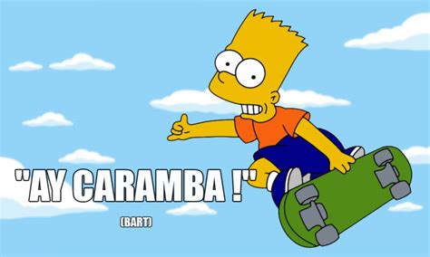 Bart Simpson Ay Caramba