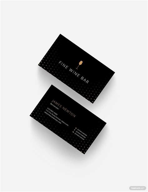 Bartender Event Business Card Template 10