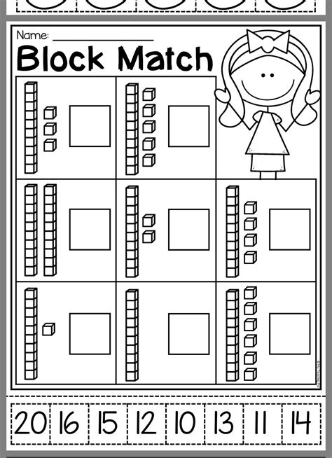 Base 10 Blocks Worksheets for Kids