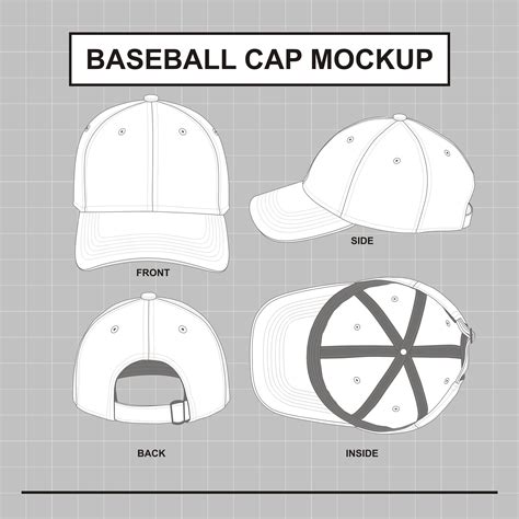 Baseball Cap Design Template