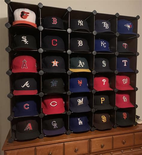 Vintage Baseball Cap Display Box