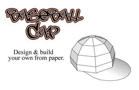 Baseball Cap Paper Template Word