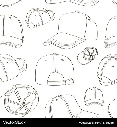 Baseball cap pattern 6