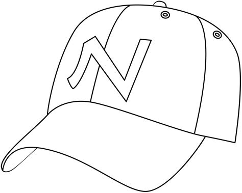 Baseball Cap Template Printable Free