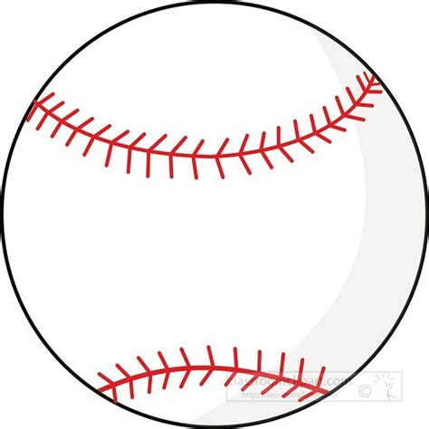 Baseball Clipart Image 1