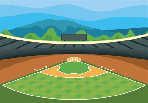 Baseball Field Illustrations