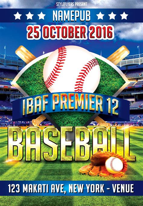 Baseball Flyer Template 2