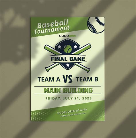 Baseball Flyer Template 8