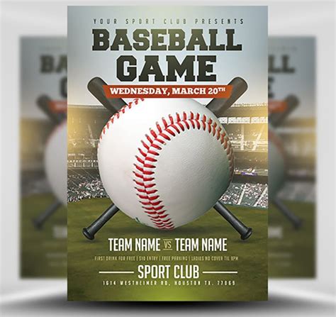 Baseball Flyer Template in Word 1