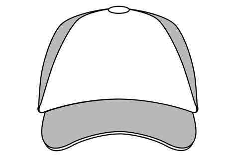 Baseball Hat Template 1