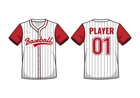 Baseball Jersey Template in Illustrator