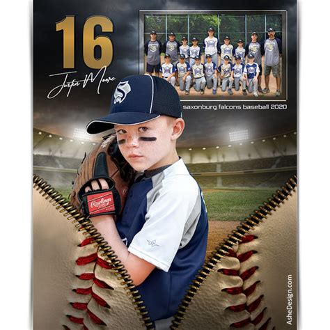 Baseball Memory Mate Template Design