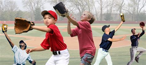 Colorful baseball picture for kids