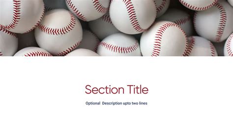 Baseball PowerPoint template