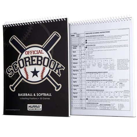 Baseball Scorebook Example