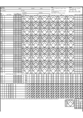 Baseball Scorecard Traditional