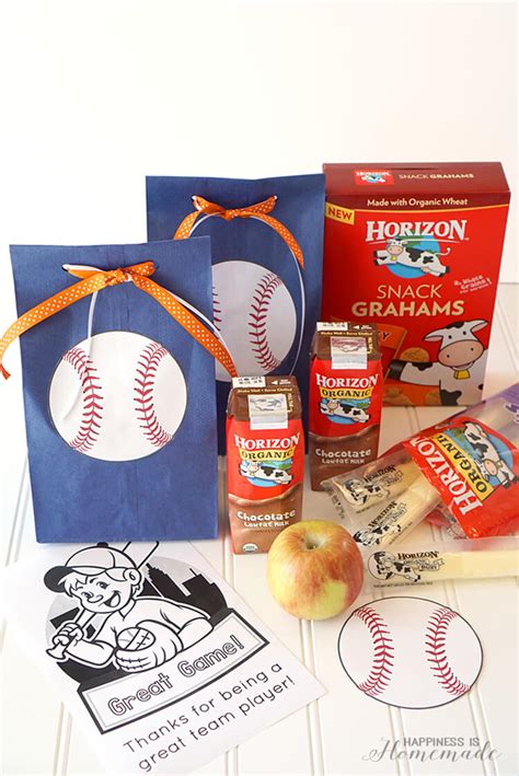 Baseball snack organization gallery