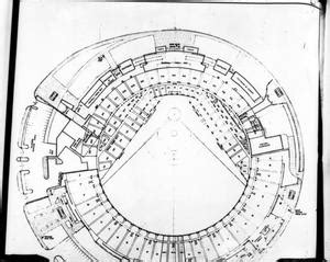 Baseball stadium blueprint