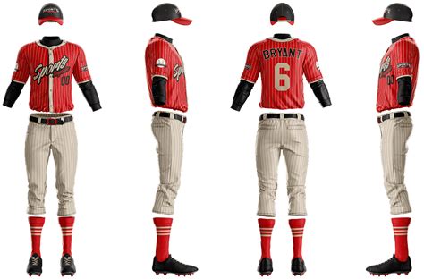 Baseball Uniform Template Format