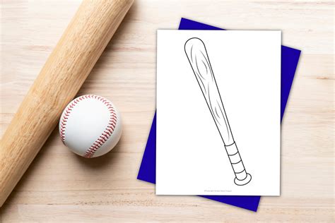 Basic Baseball Bat Template