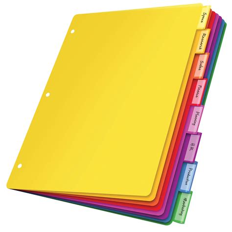 Basic Binder Tabs