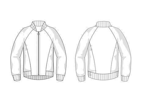 Basic Bomber Jacket Template Example