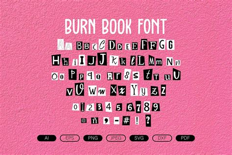 Basic Burn Book Letter Template