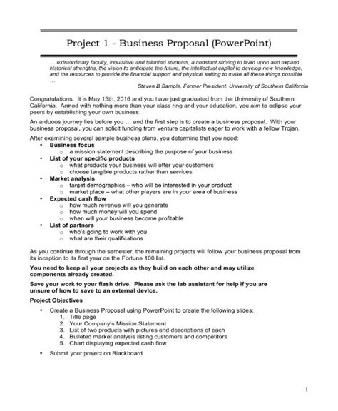 Basic Business Proposal Template