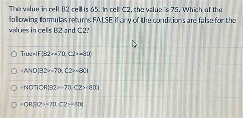 Basic Calculations in Cell B2