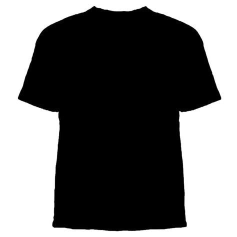 Basic crew neck tee shirt template