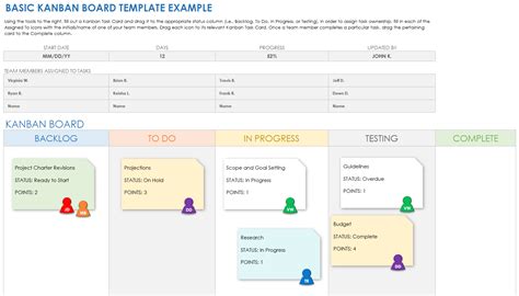 Basic Kanban Board Template