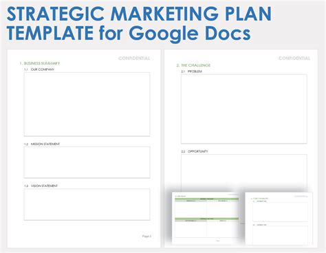 Basic Marketing Plan Template in Google Docs