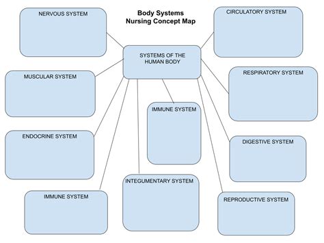 basic nursing concept map template