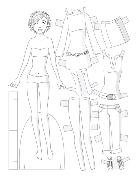 Basic Paper Doll Template