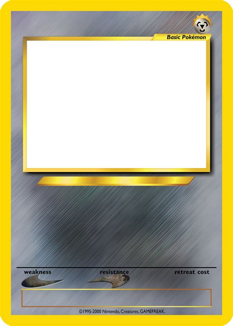 Basic Pokémon Card Template