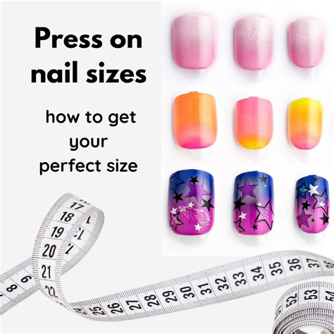 Basic Press On Nail Sizing Chart Example