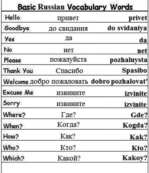 Basic Russian Language