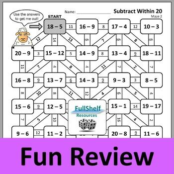 Basic Subtraction Puzzle