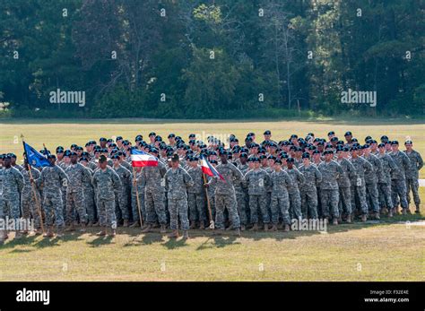 Recruits participating in a Basic Training ceremony