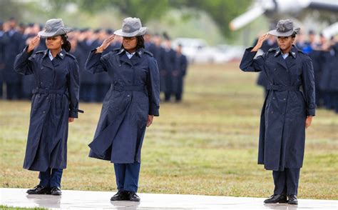 Recruits graduating from Basic Training