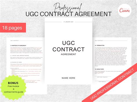 Basic UGC Contract Template